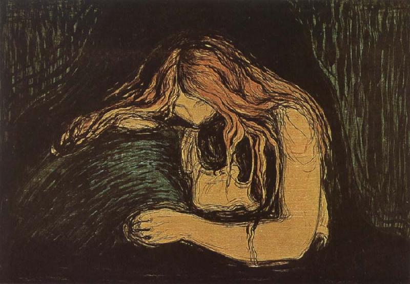 Edvard Munch Leech oil painting image